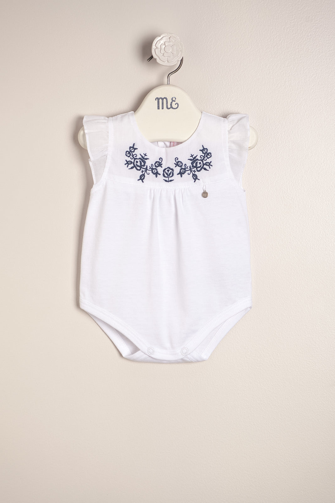 Baby Girl Embroidered Bodysuit