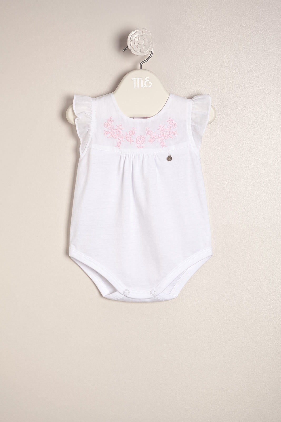 Baby Girl Embroidered Bodysuit