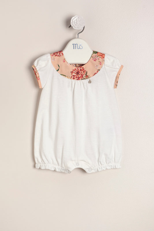 Baby Girl Spanish Floral Detail Romper