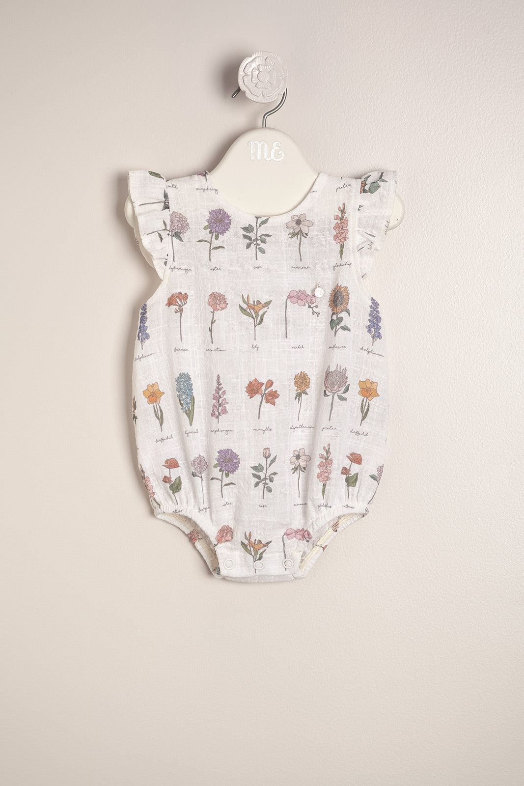 Baby Girl Spring Print Romper