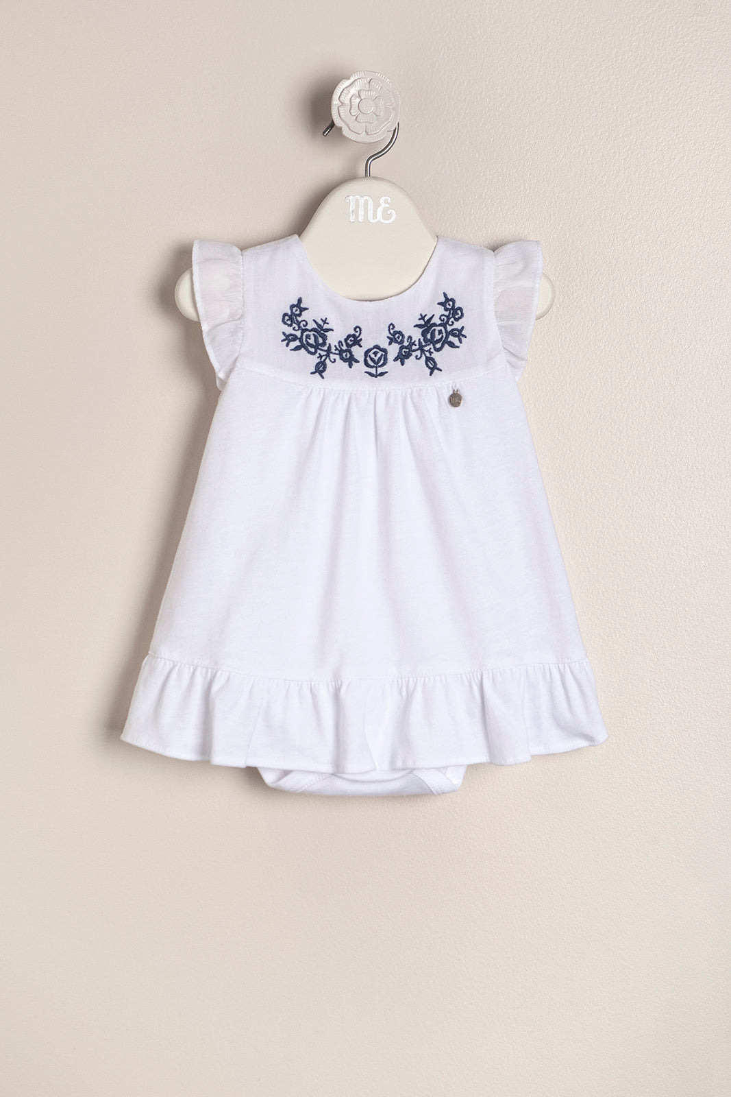 Baby Girl Embroidered Bodysuit Dress