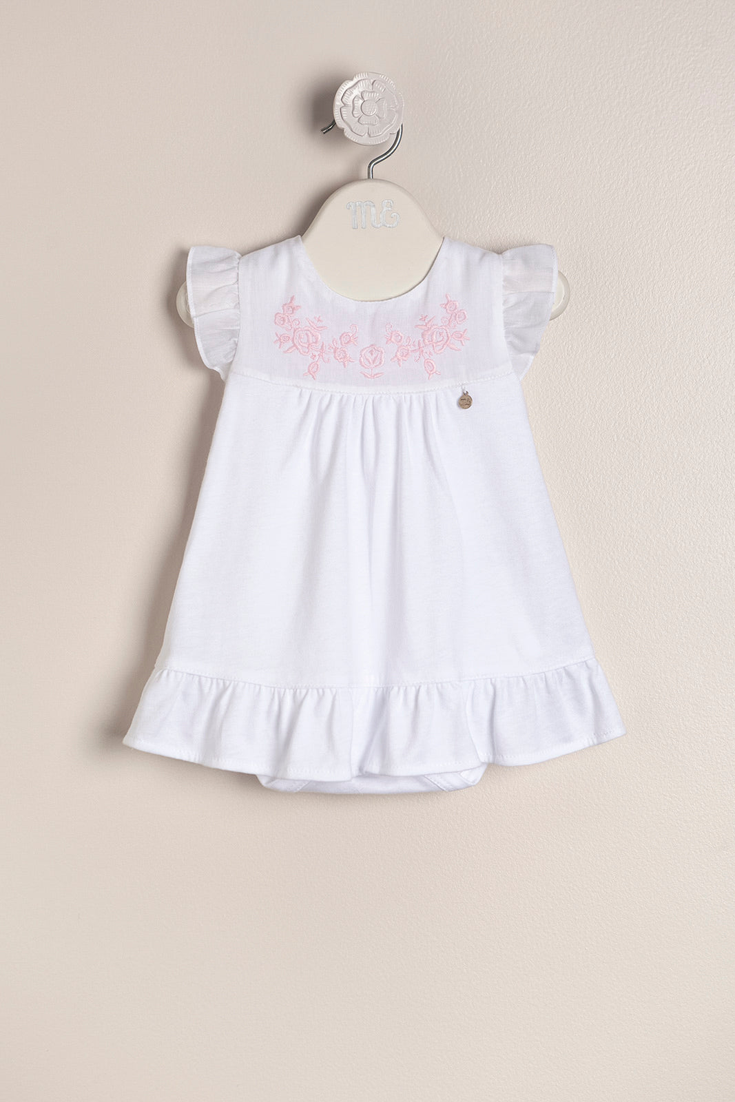 Baby Girl Embroidered Bodysuit Dress